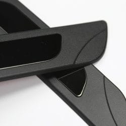 Instaplijsten voor Fiat 500 Gen 1 2007 (5 deurs) - Kras bescherming - Set van 4 - Zwart Glans