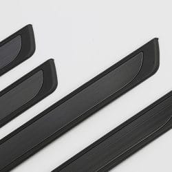 Instaplijsten voor Peugeot 2008 2 2019 (5 deurs) - Kras bescherming - Set van 4 | S2 Serie - Zwart Glans