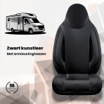 zwart-kunstleer